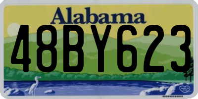 AL license plate 48BY623