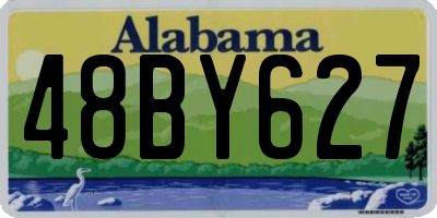 AL license plate 48BY627