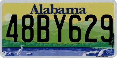 AL license plate 48BY629