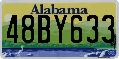 AL license plate 48BY633