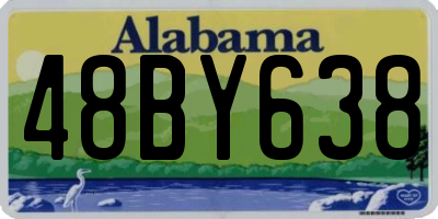 AL license plate 48BY638
