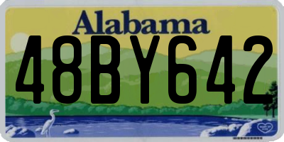 AL license plate 48BY642