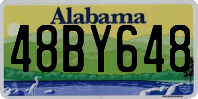 AL license plate 48BY648