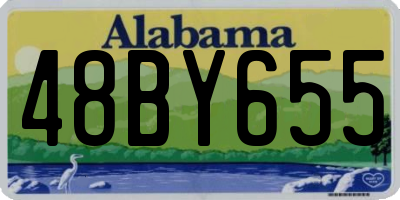 AL license plate 48BY655