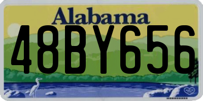 AL license plate 48BY656