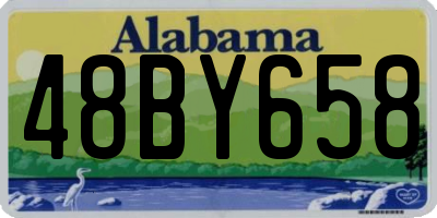 AL license plate 48BY658
