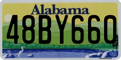 AL license plate 48BY660