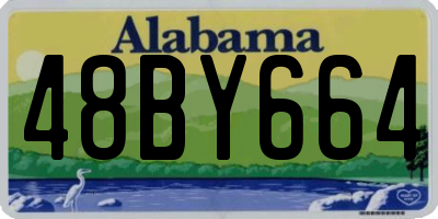 AL license plate 48BY664