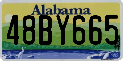 AL license plate 48BY665
