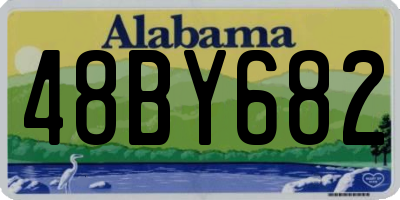 AL license plate 48BY682