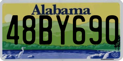 AL license plate 48BY690