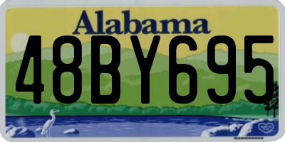 AL license plate 48BY695