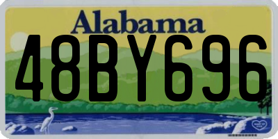 AL license plate 48BY696