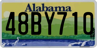 AL license plate 48BY710