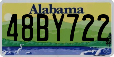 AL license plate 48BY722