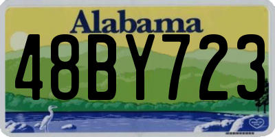 AL license plate 48BY723