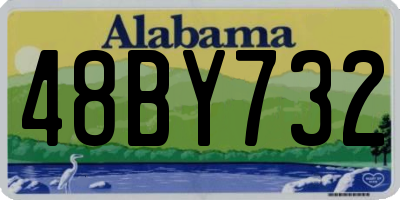 AL license plate 48BY732