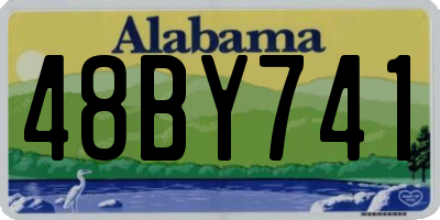 AL license plate 48BY741