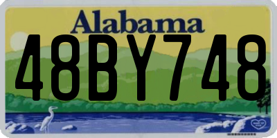 AL license plate 48BY748