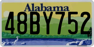 AL license plate 48BY752