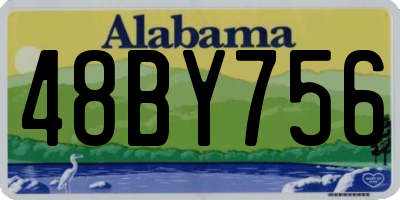 AL license plate 48BY756