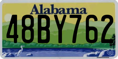AL license plate 48BY762