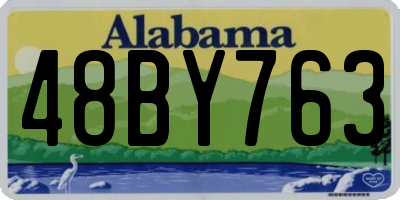 AL license plate 48BY763