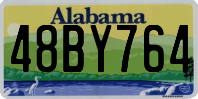AL license plate 48BY764