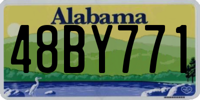 AL license plate 48BY771