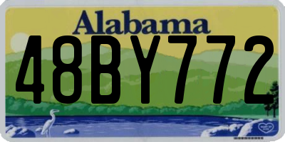 AL license plate 48BY772