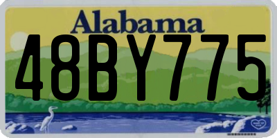 AL license plate 48BY775