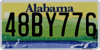 AL license plate 48BY776