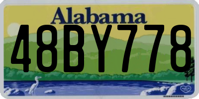 AL license plate 48BY778