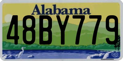 AL license plate 48BY779