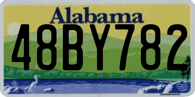 AL license plate 48BY782