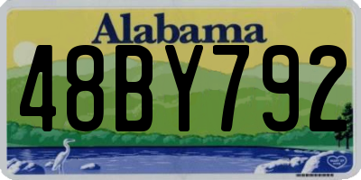 AL license plate 48BY792