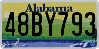 AL license plate 48BY793