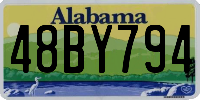 AL license plate 48BY794