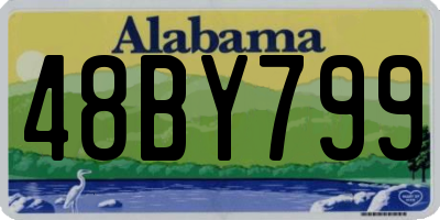 AL license plate 48BY799