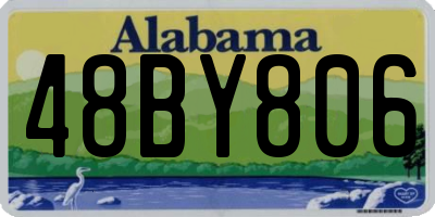 AL license plate 48BY806