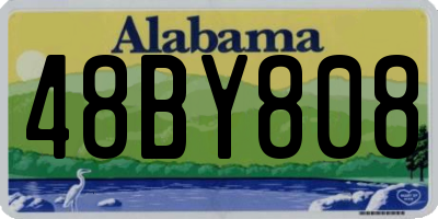 AL license plate 48BY808