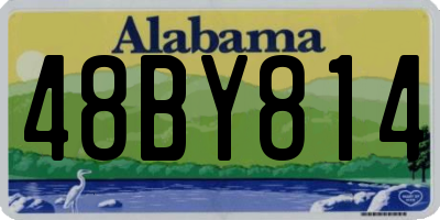 AL license plate 48BY814