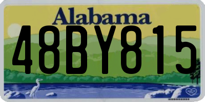 AL license plate 48BY815