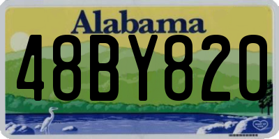 AL license plate 48BY820