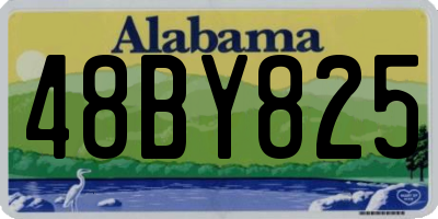 AL license plate 48BY825