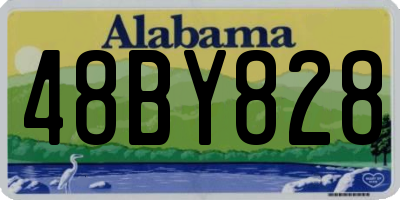 AL license plate 48BY828