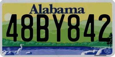 AL license plate 48BY842