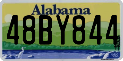 AL license plate 48BY844