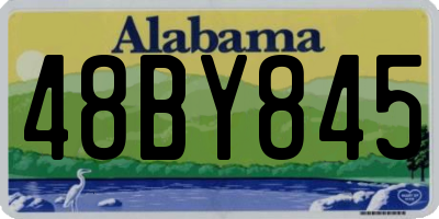 AL license plate 48BY845