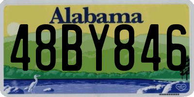 AL license plate 48BY846